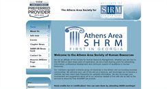 Desktop Screenshot of aashrm.org