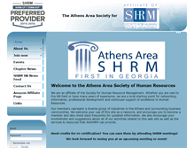 Tablet Screenshot of aashrm.org